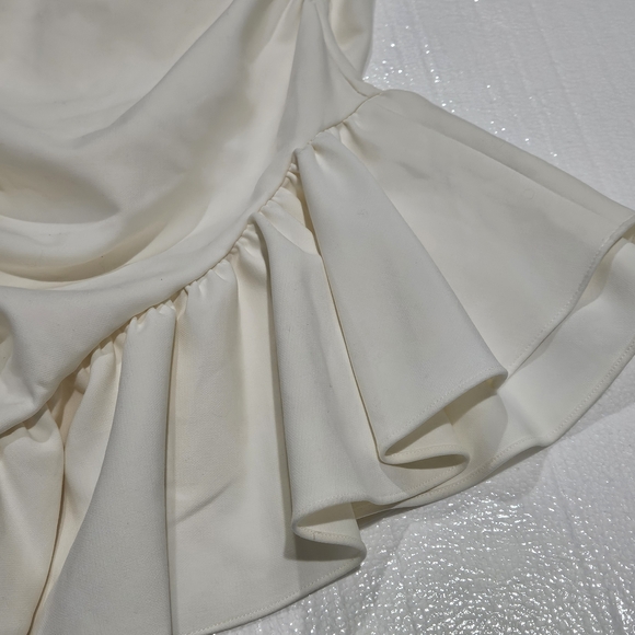 Cinq à Sept LILITH White Mini Dress Size 10 - Picture 6 of 10